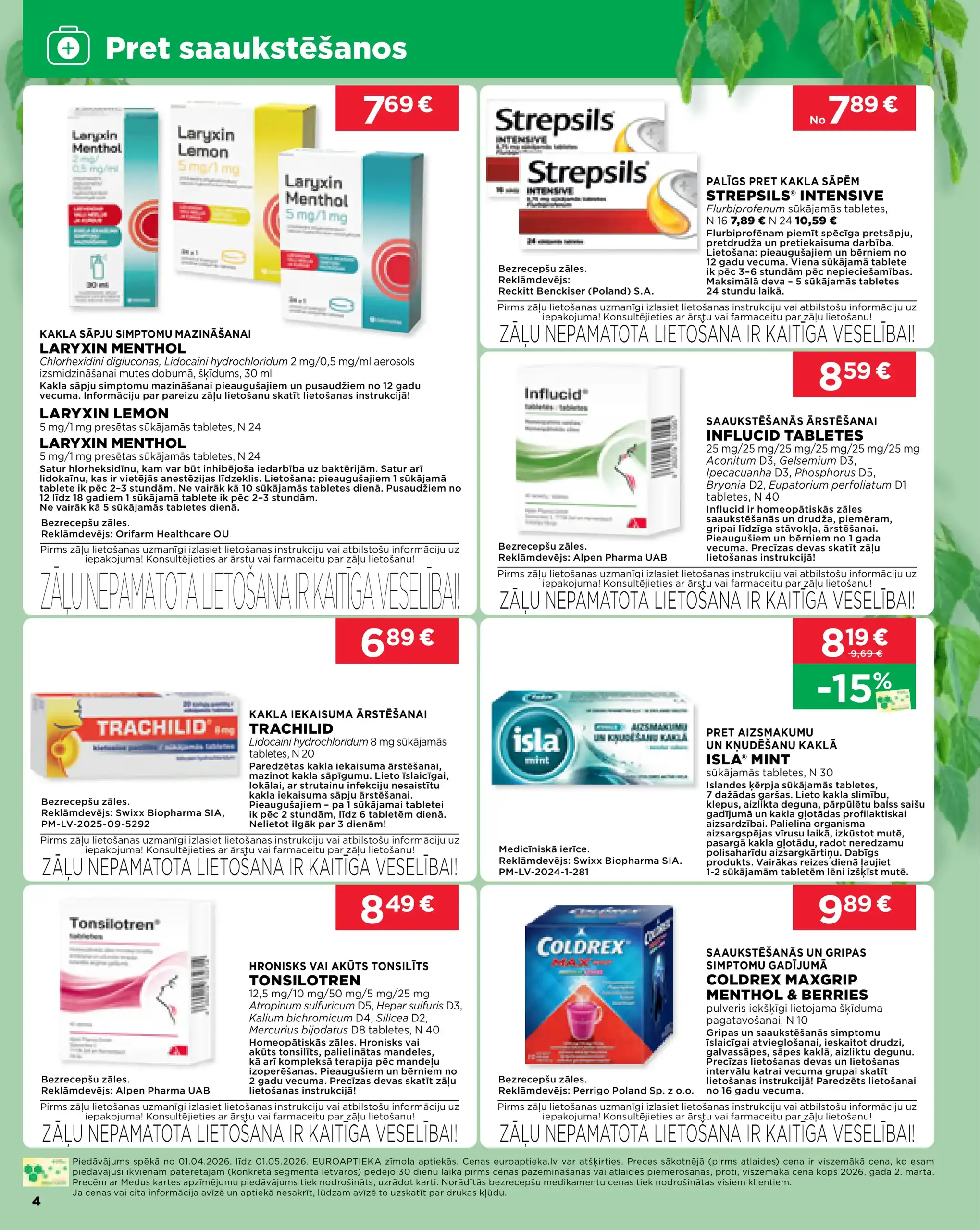 EUROAPTIEKA 01-04-2026-01-05-2026 Page 4